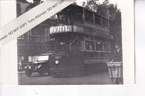 East ham tramways closed car - ham,
