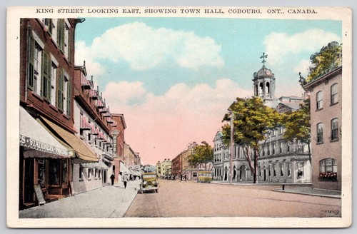 Cartolina cobourg ontario - cobourg,