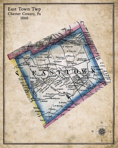 1860 mappa east - 1860,
